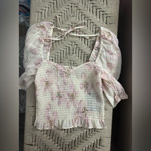 Off the Shoulder Crop Top